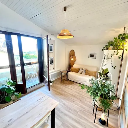 Cozy Beachfront With Balcony And Private Parking 塞尼奥斯